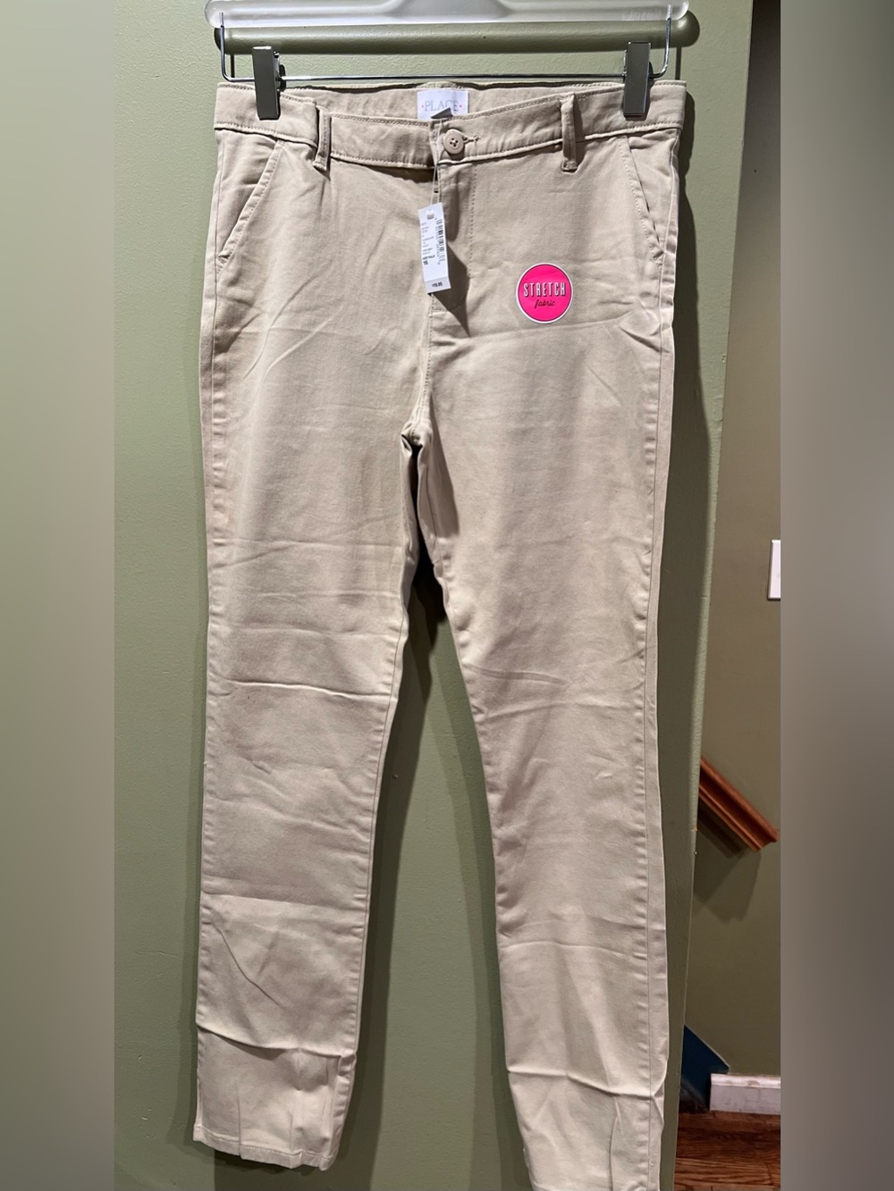 The Children's Place Beige Stretch Casual khaki Pants